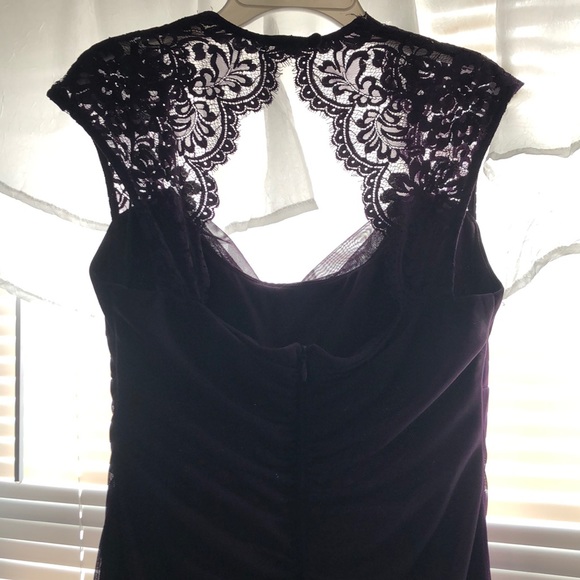 Deep Purple Bridesmaid Dress - Picture 3 of 7